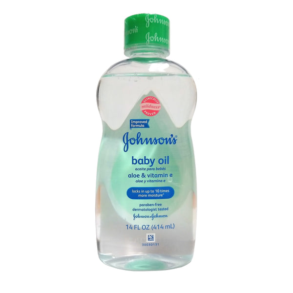 Johnson's® Baby Oil Aloe & Vitamin E, 14 Fl. Oz, By Johnson & Johnson Consumer Products Company