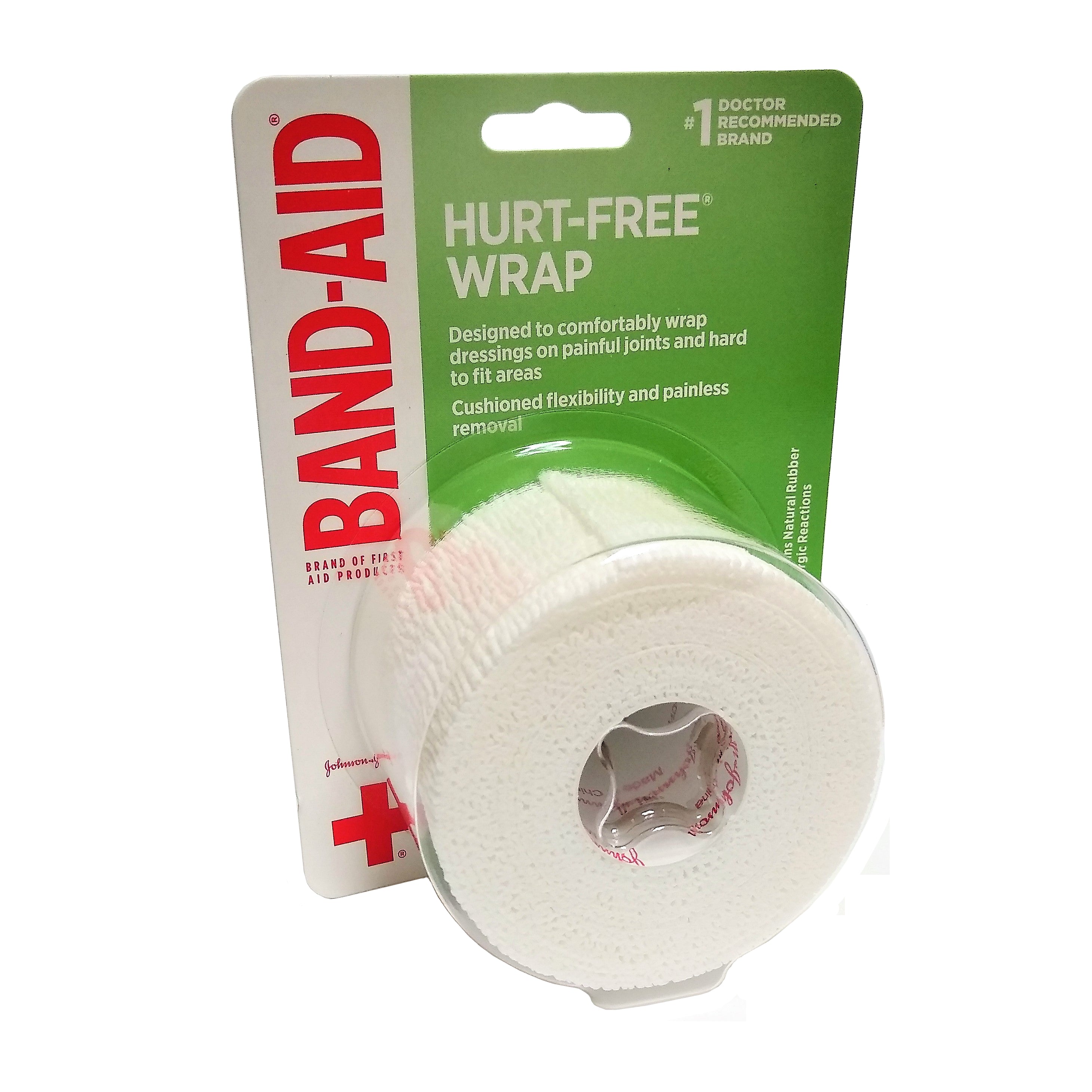 Band-Aid Hurt-Free Wrap, 2.3 Yd Roll, 1 Each, By Johnson And Johnson –  CommonFinds