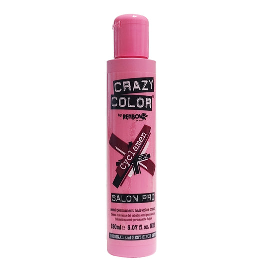 Crazy Color Salon Pro, Cyclamen No. 41, 5.07 fl. oz., 1 Bottle Each, By Renbow Haircare Ltd.