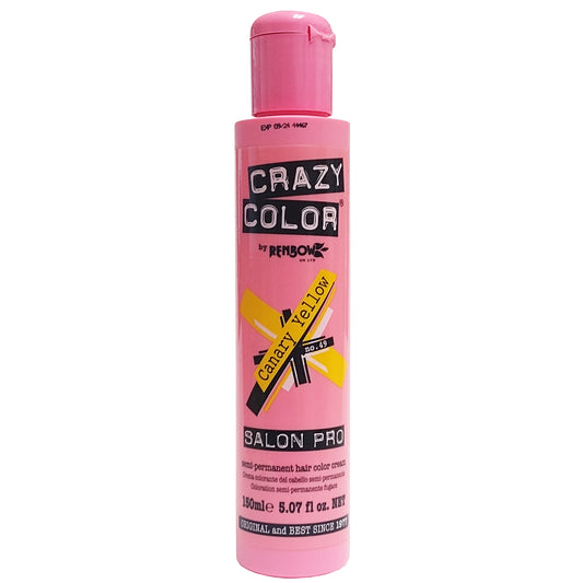 Crazy Color Salon Pro, Canary Yellow No. 49, 5.07 fl. oz., 1 Bottle Each, By Renbow Haircare Ltd.