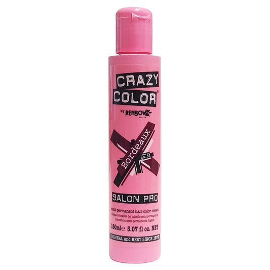 Crazy Color Salon Pro, Bordeaux No. 51, 5.07 fl. oz., 1 Bottle Each, By Renbow Haircare Ltd.