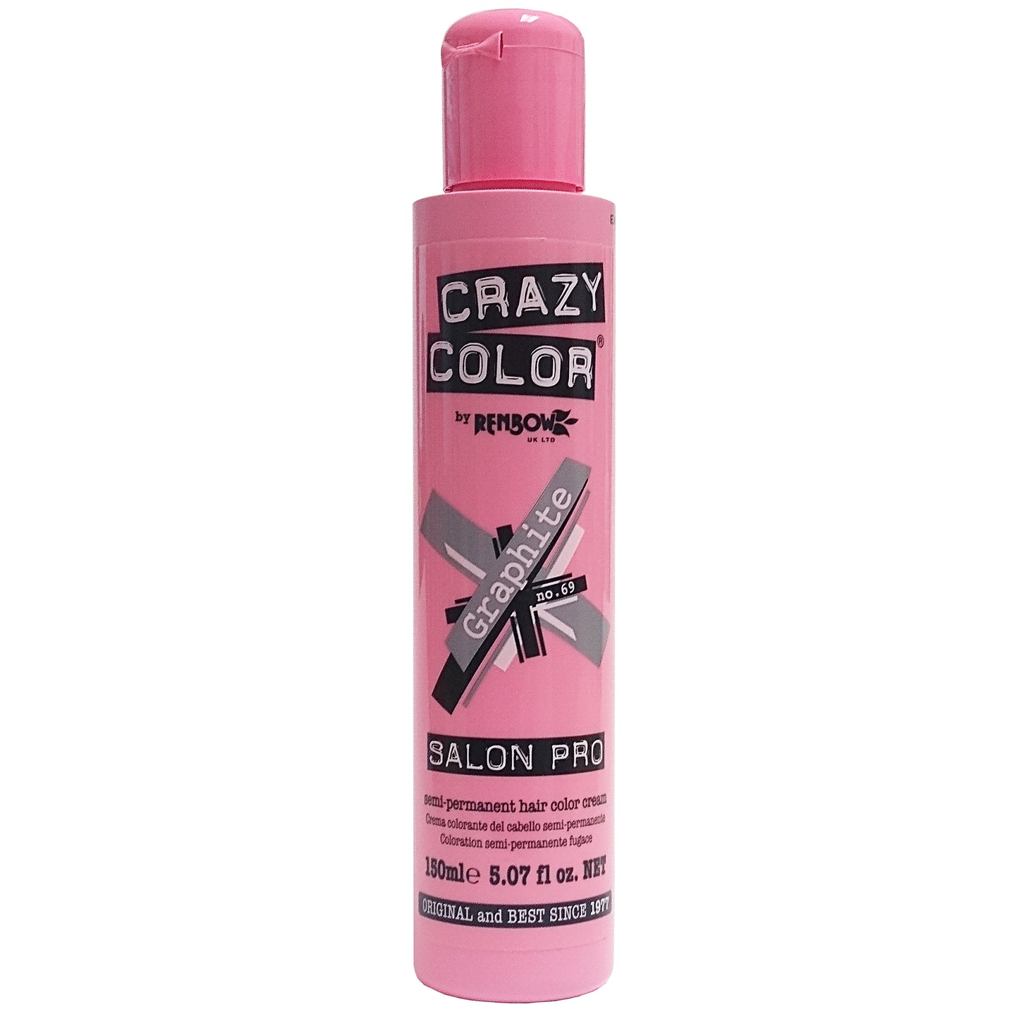 Crazy Color Salon Pro, Graphite No. 69, 5.07 fl. oz., 1 Bottle Each, By Renbow Haircare Ltd.