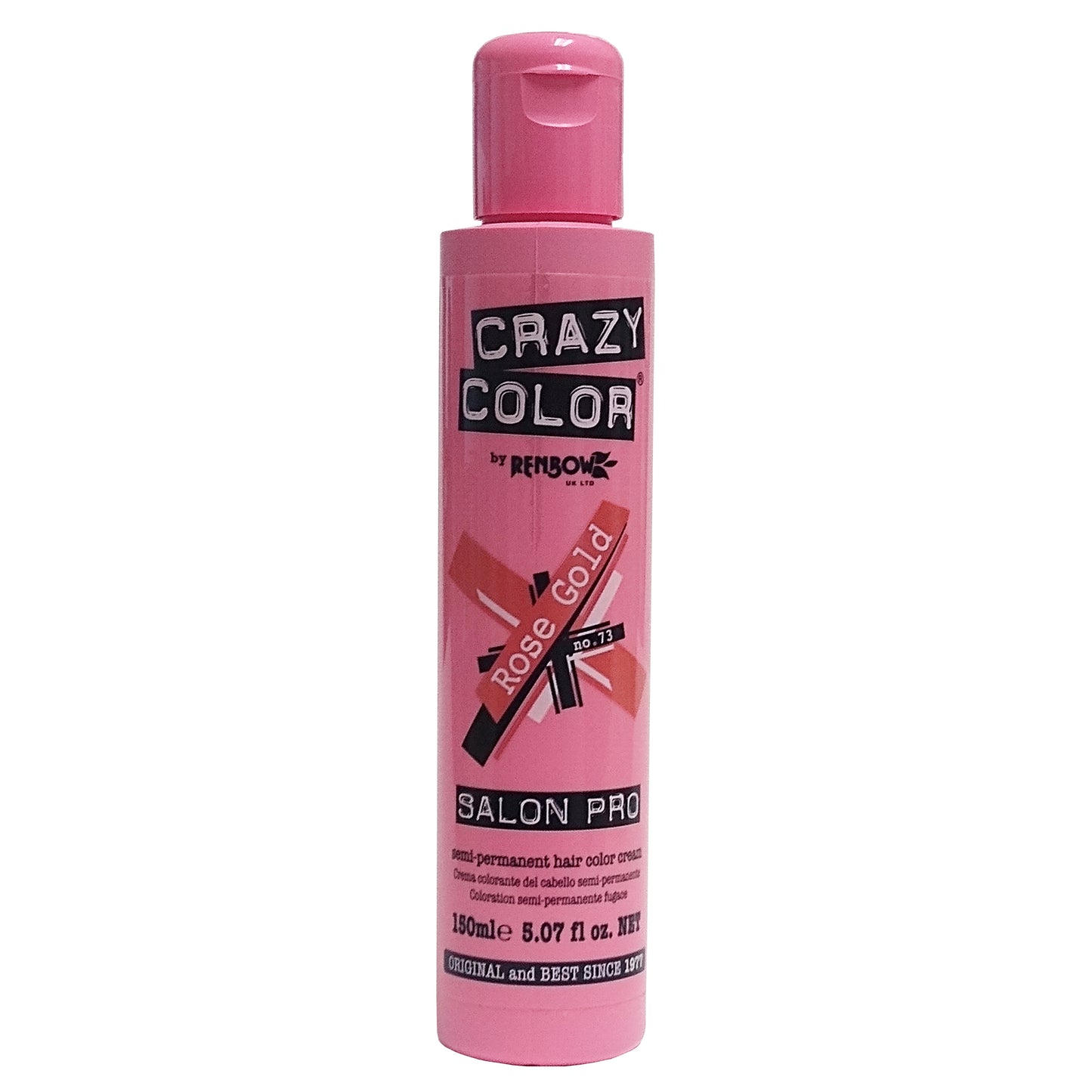 Crazy Color Salon Pro, Rose Gold No. 73, 5.07 fl. oz., 1 Bottle Each, By Renbow Haircare Ltd.