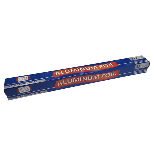 Rosewood Quality Aluminum Foil, 1 Box, 37 1/2 Sq Ft, 8 1/3 Yds x 18 In, By Rosewood Plastic Group