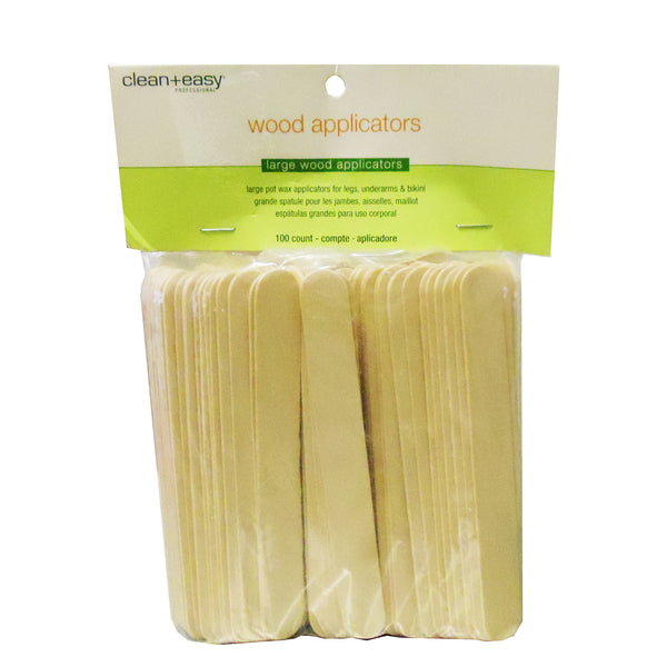 Clean+Easy Larger Wood Applicators, 1 Bag, 100 Pieces Each, By American International Industries