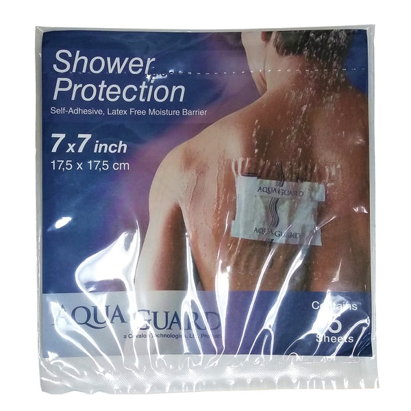 Aqua-Guard Shower Protection Barrier, 5 Ct., 1 Pack Each, By Covalon Technologies