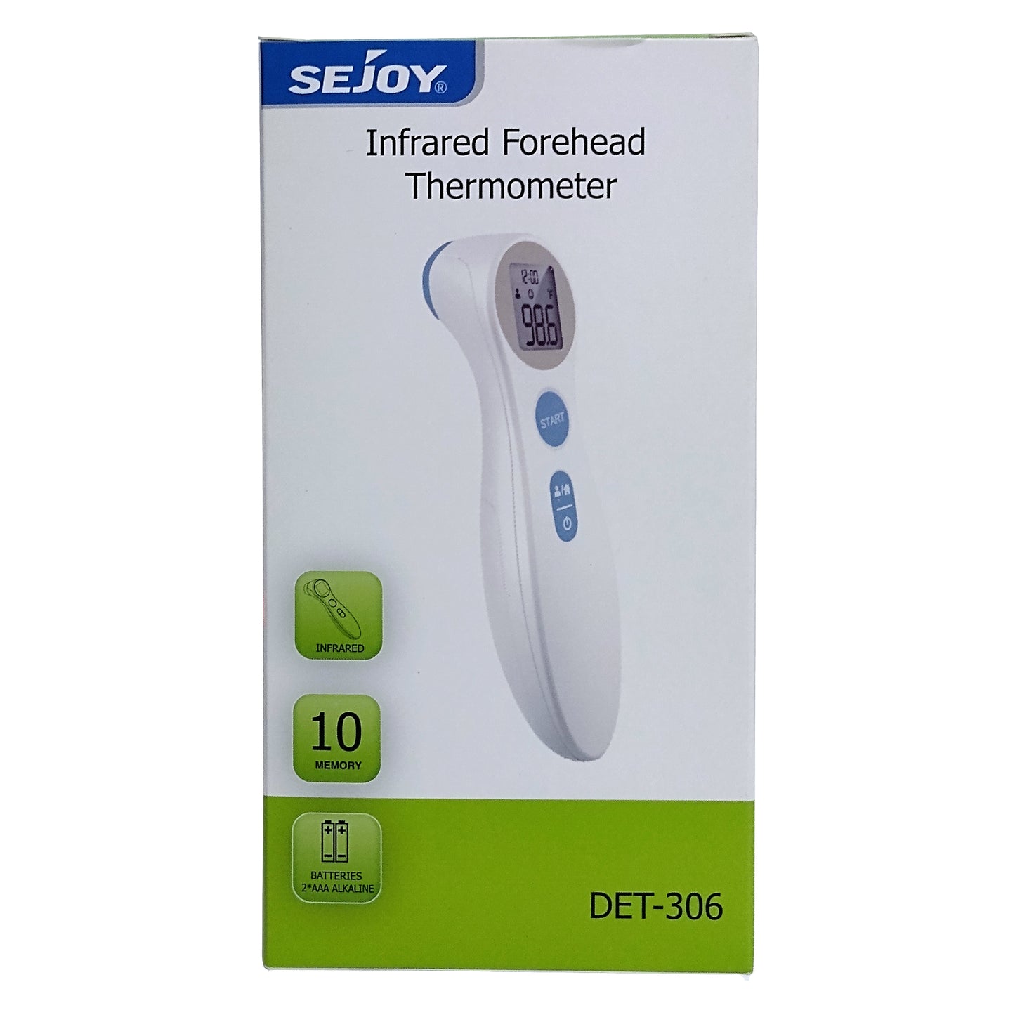 Sejoy Infrared Forehead Thermometer, One Scanner, By Joytech Healthcare