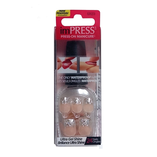 Impress Press On Manicure Set, One Shine Day, 1 Package By Kiss Products