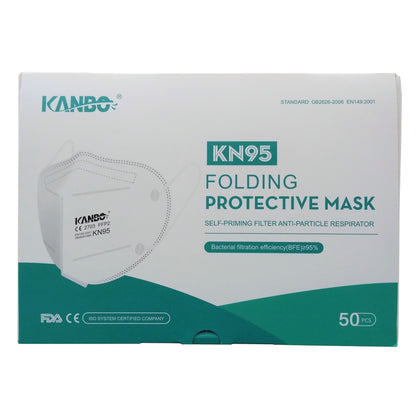 Kanbo KN95 Face Mask, 50 Count Box, 1 Box, By Kanbo