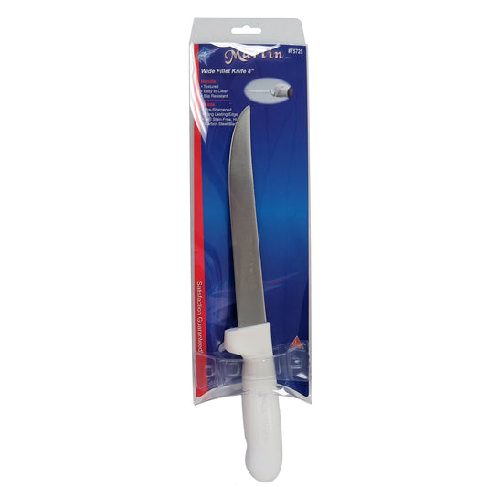 Marlin Pro Wide Fillet Knife 8" #75725, 1 Each, By Marlin Works Inc