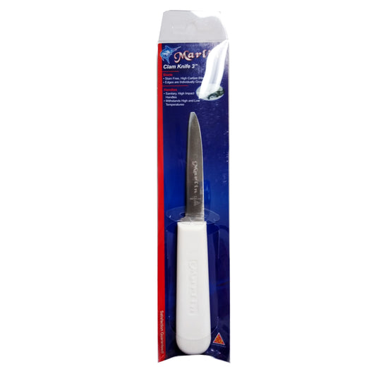 Marlin Pro Clam Knife,  3" #75740, 1 Each, By Marlin Works Inc.