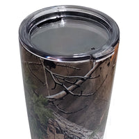 Stainless Steel Camo Tumbler 20oz., 1 Each, By Service Tool Company