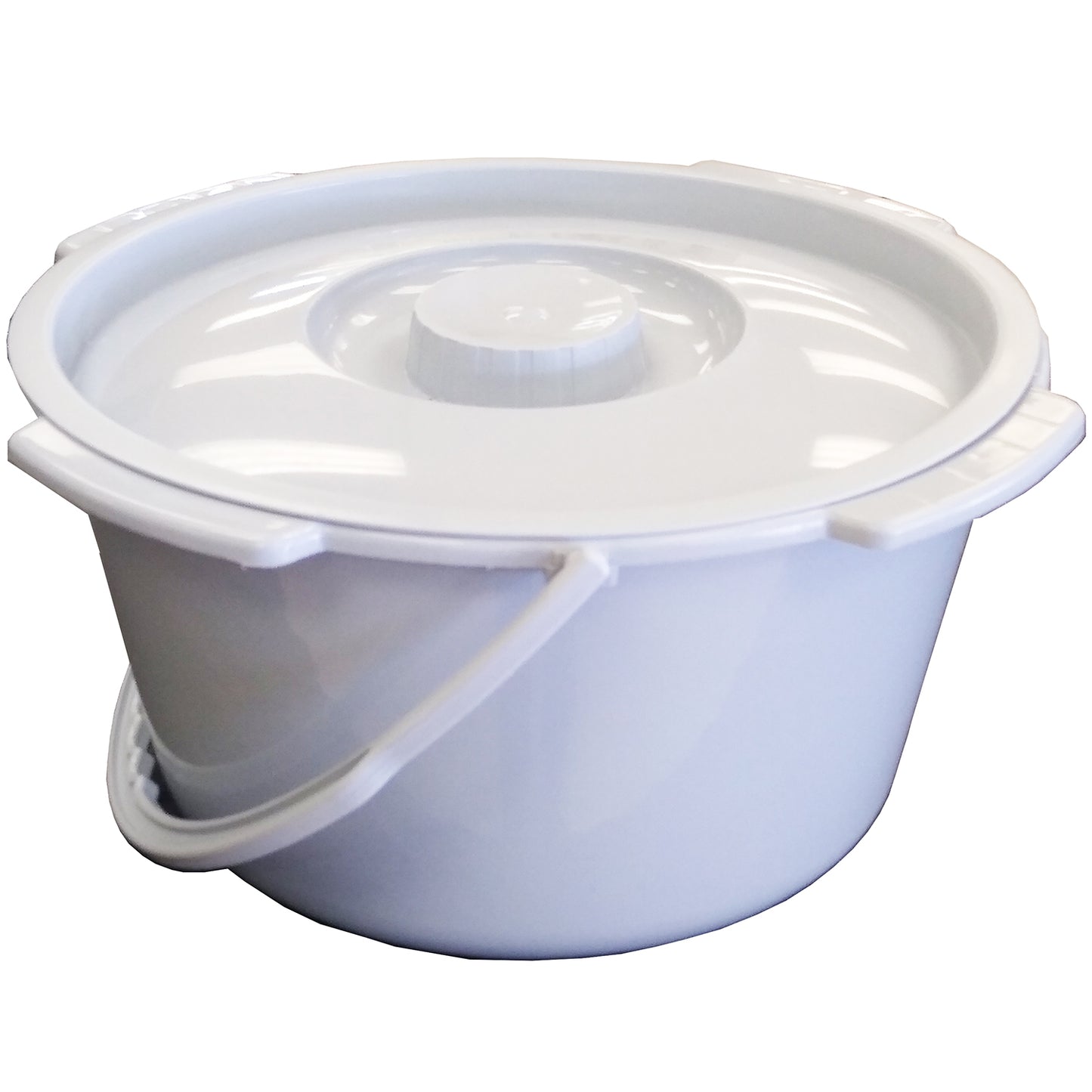 Commode Bucket Plastic Handle And Cover, 1 Each, By Drive Medical