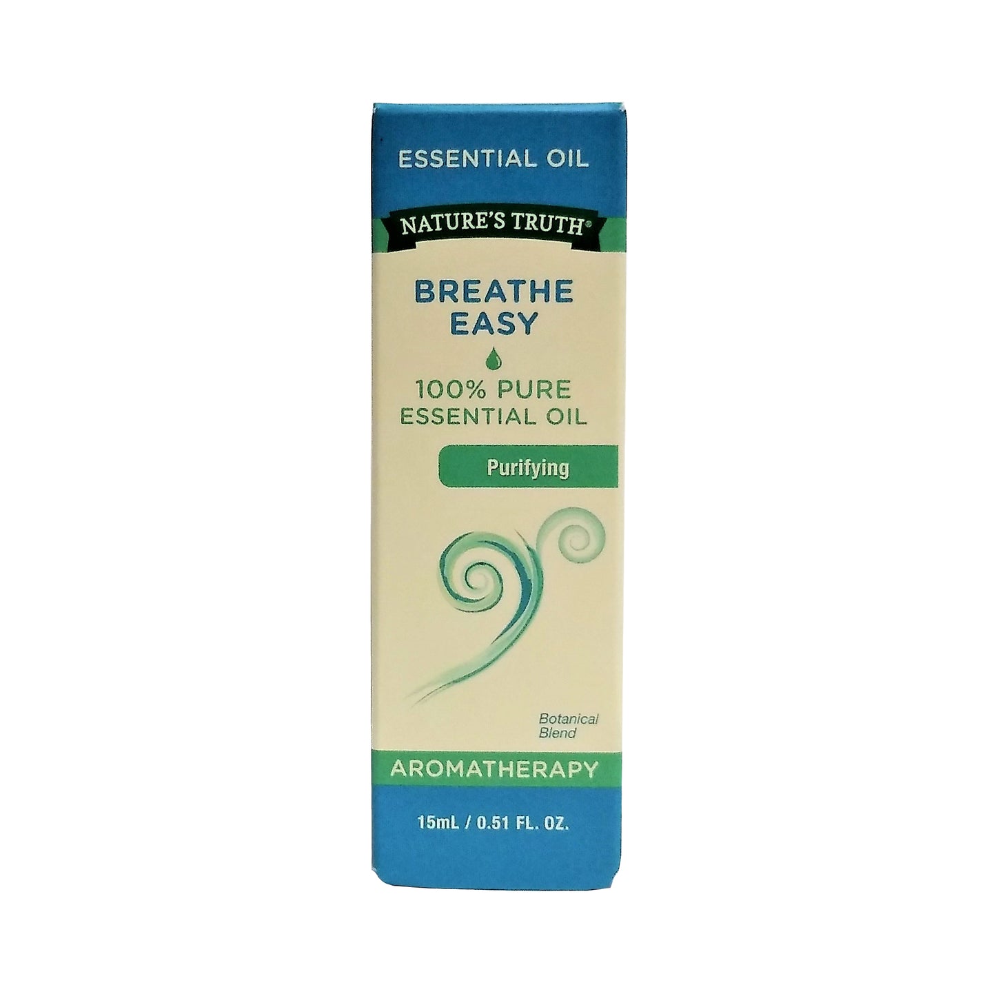 Nature's Truth Breathe Easy Essential Oil, 0.51 Fl. Oz, 1 Bottle Each, By Nature's Truth