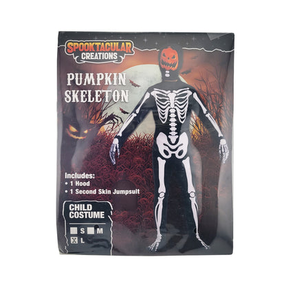 Spooktacular Creations Halloween Pumpkin Skeleton Costume, Child (M) & (L), 1 Each, By Joyin Inc.