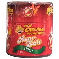 Don Chelada Beer Salt, Spicy Flavor, 1 Each, 1.15 oz., 1 Box of 10, By Don Chelada
