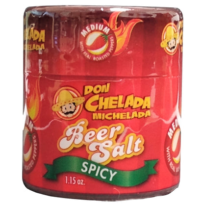 Don Chelada Beer Salt, Spicy Flavor, 1 Each 1.15 oz., By Don Chelada