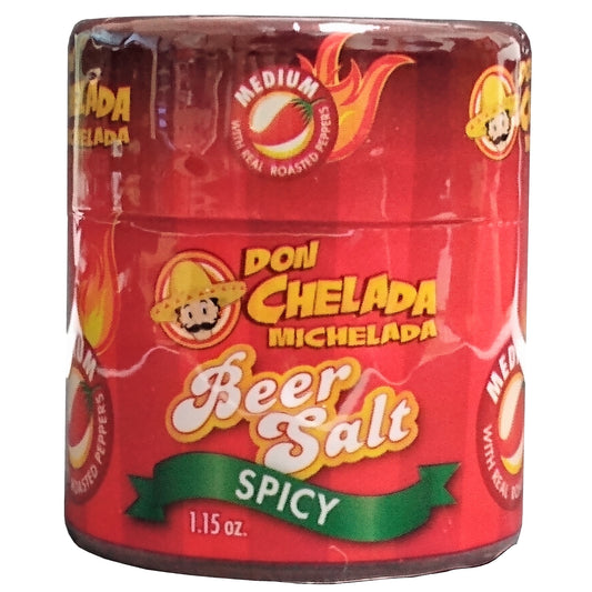 Don Chelada Beer Salt, Spicy Flavor, 1 Each 1.15 oz., By Don Chelada