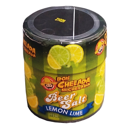 Don Chelada Beer Salt, Lemon Lime, 1.15 Oz.,1 Case Of 20 / 10 Packs, By Don Chelada