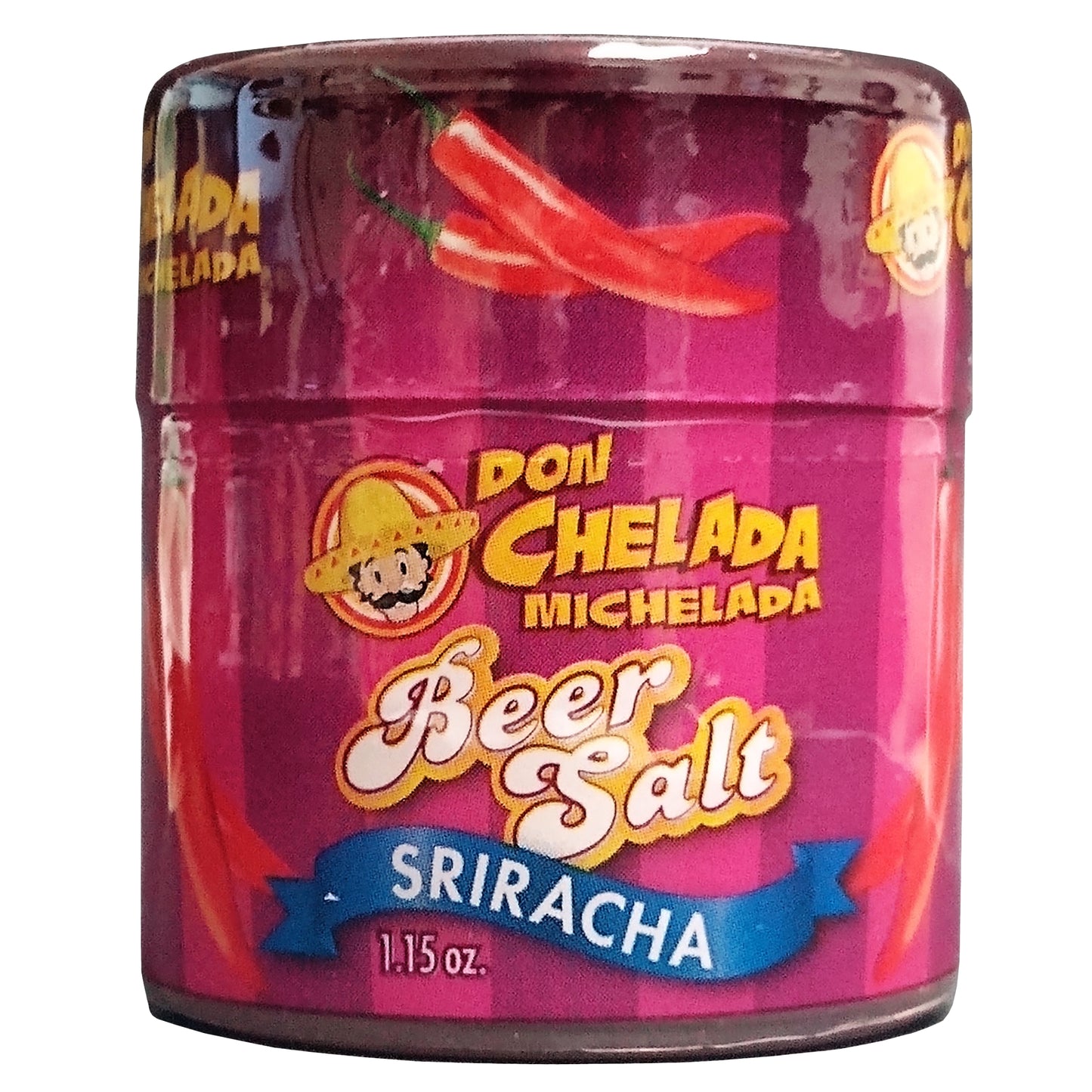 Don Chelada Beer Salt Sriracha, 1.15 oz., 1 Case Of 20 / 10 Packs, By Don Chelada