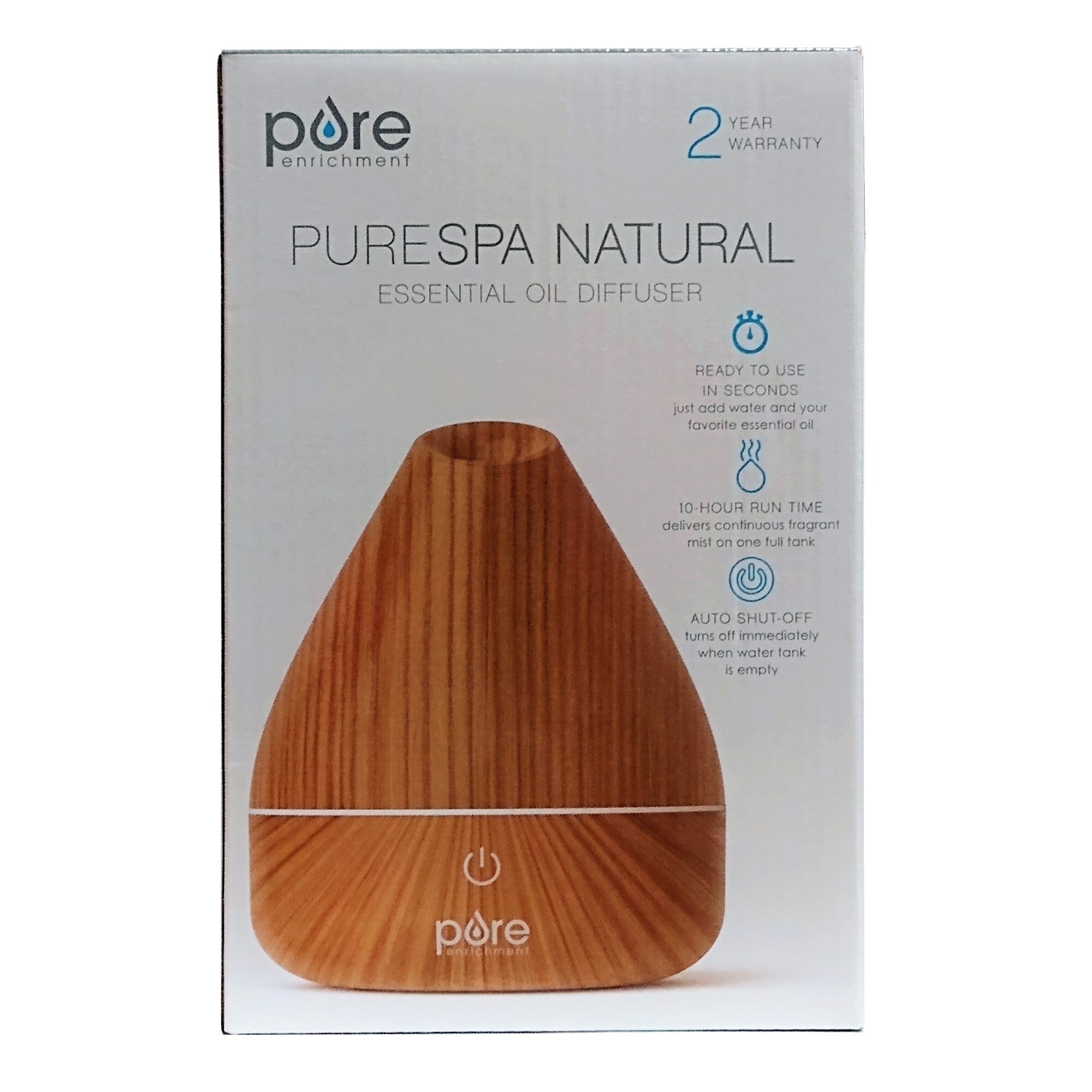 Pure Spa Natural Essential Oil Diffuser, 1 Box, 1 Each, By Pure Enrich ...