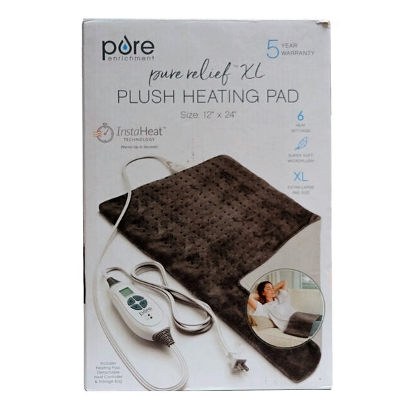 Pure Enrichment Pure Relief XL Plush Heating Pad, 1 Each, By Pure Enrichment