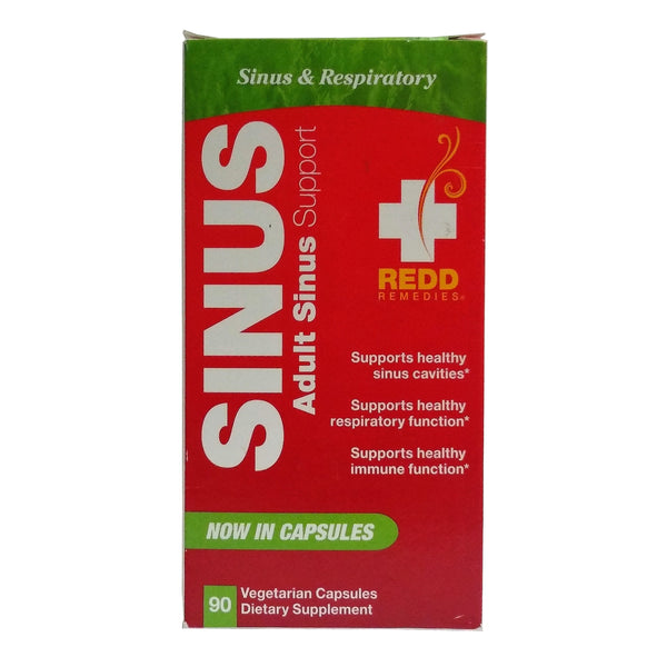 Redd Remedies Adult Sinus Support, 90 Capsules, 1 Bottle Each, By Redd Remedies
