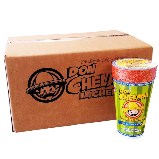 Don Chelada Michelada Lemon Lime Flavor Cup, Case Of 12, By Don Chelada