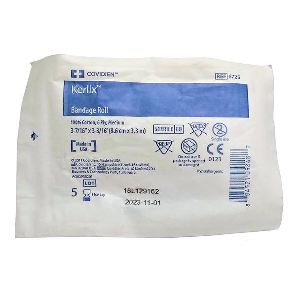 Kerlix Sterile Gauze Bandage Rolls, 3-7/16" X 3-3/16 Yds., 1 Roll, By Covidien