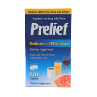 Prelief® Acid Reducer Dietary Supplement, 120 Caplets, 1 Pack Each, By DSE Healthcare Solutions
