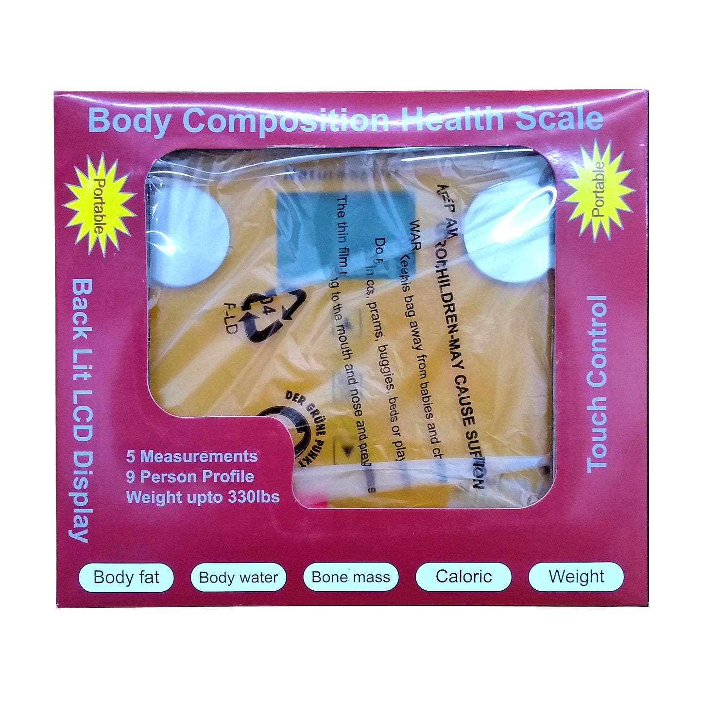 NatureSpirit Portable Body Composition Health Scale, 1 Each, By Simpro