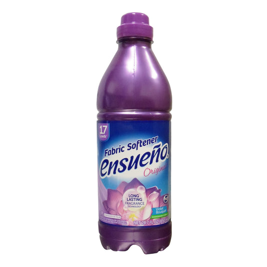 Ensueno Original Liquid Fabric Softener, Violet Bouquet, 28.7 Fl. Oz., 1 Bottle Each, By Alen USA