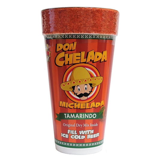 Don Chelada Michelada Tamarindo Cup, 1 Pack of 6 Cups, Don Chelada