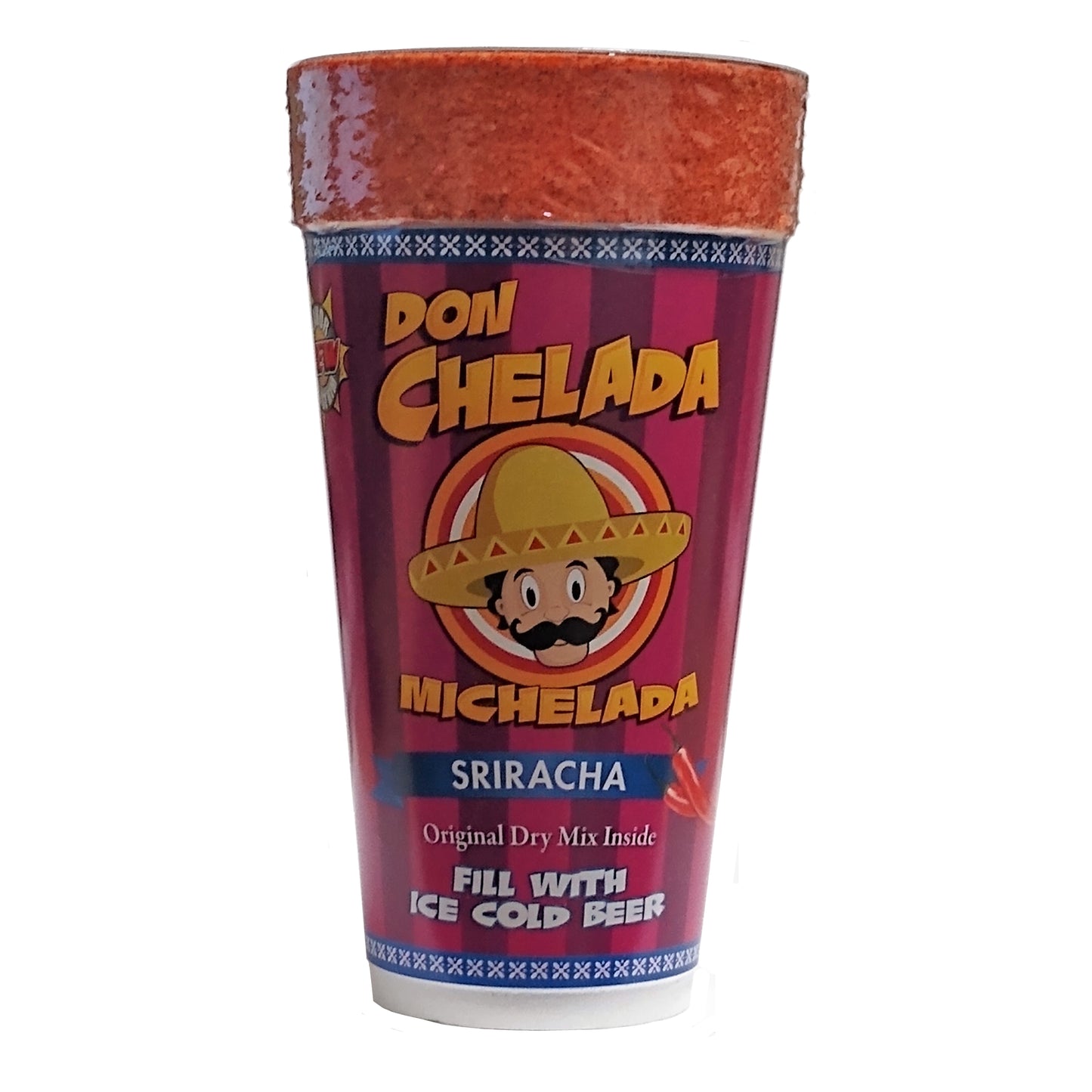 Don Chelada Michelada Sriracha Cup, 1 Pack Of 12 Cups, By Don Chelada