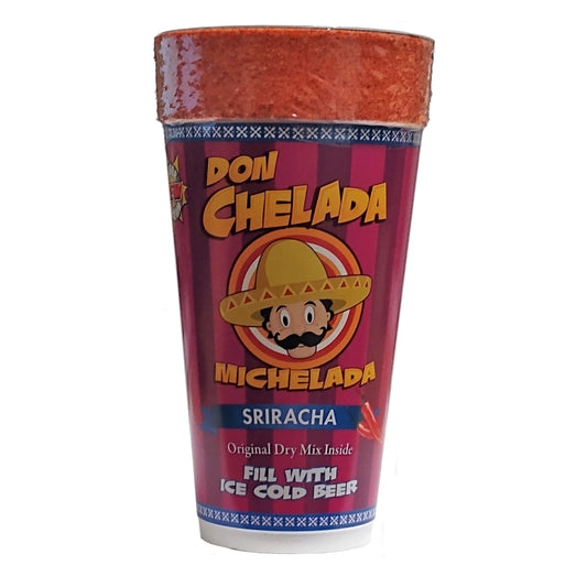 Don Chelada Michelada Sriracha Cup, 1 Pack Of 24 Cups, By Don Chelada