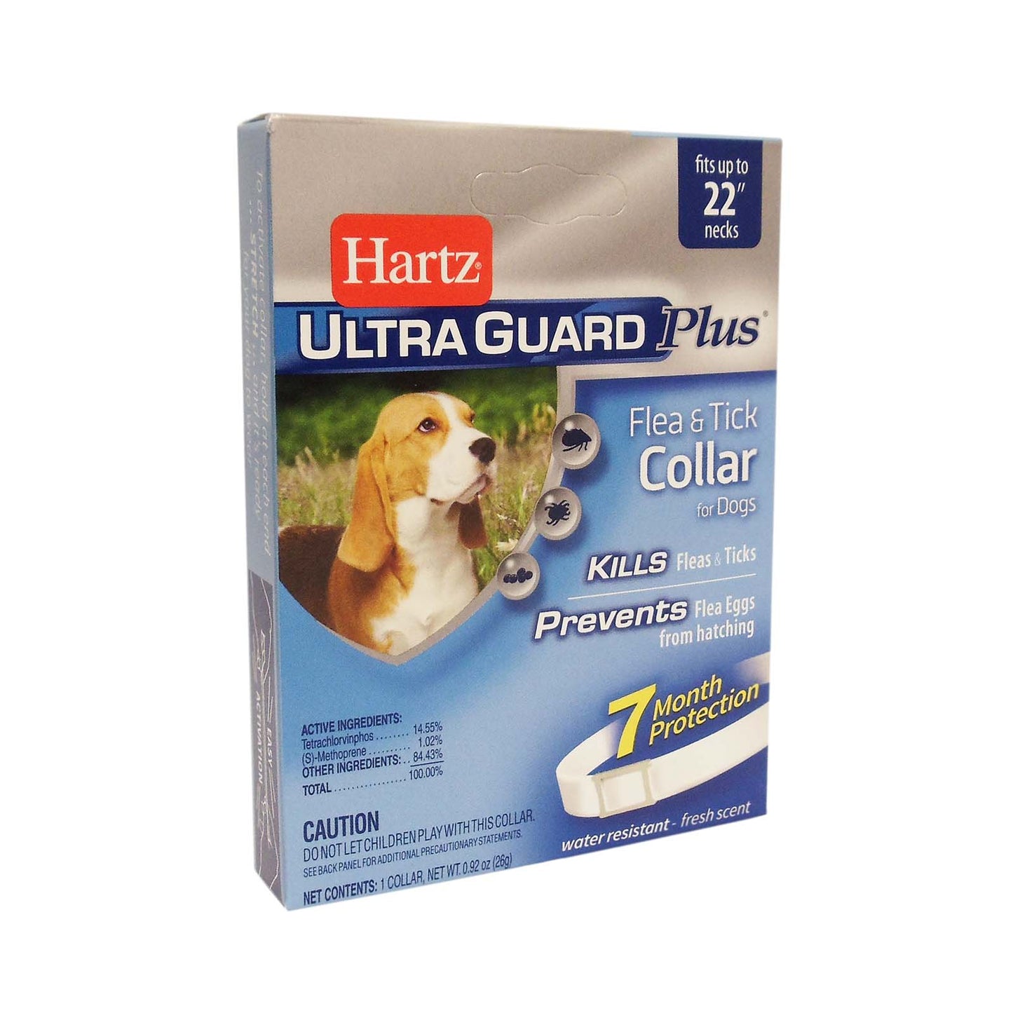 Hartz Ultra Guard Plus, Flea And Tick Collar, For Dogs, Up To 22" Neck, 1 Each, By The Hartz Mountain Corporation