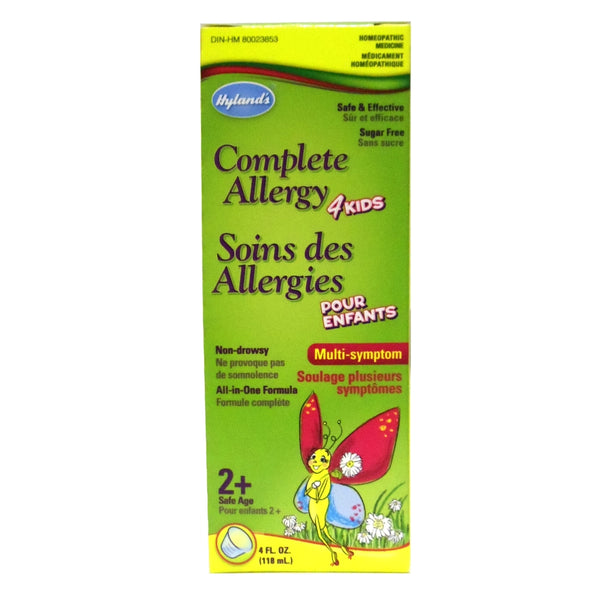 Hyland's Complete Allergy 4 Kids Multi-Symptom Liquid Medicine, 4 Fl. Oz, 1 Each, By Hyland's