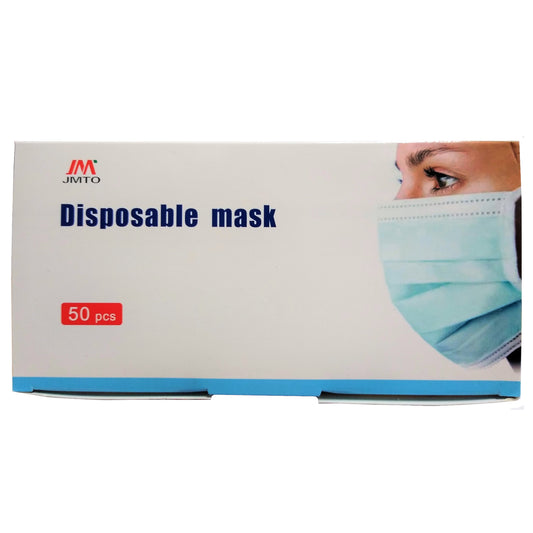 Three Layer Disposable Mask 50 ct, By JMTO