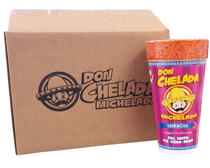 Don Chelada Michelada Sriracha Cup, 1 Pack Of 6 Cups, Don Chelada