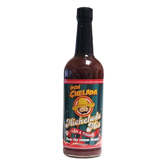 Don Chelada Clam & Tomato Michelada Mix 25 Fl. Oz, Case of 12 Bottles, By Don Chelada