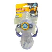 Nuby Standard Neck Bottle With Handles, Non Drip, 11 Oz, 1 Each,  By Nuby