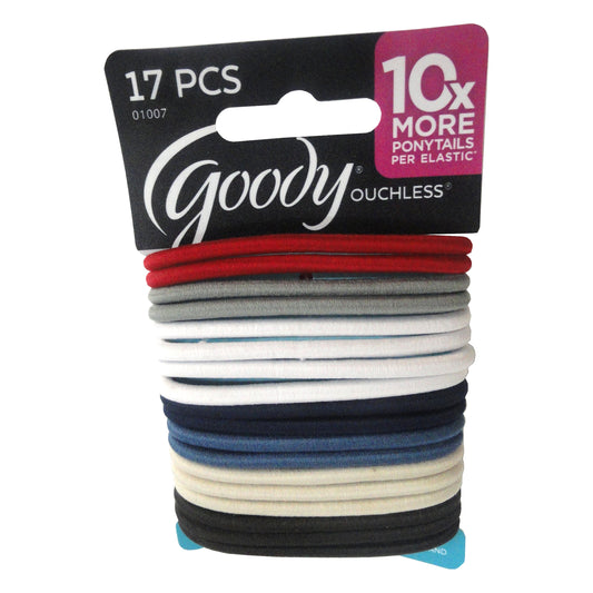 Goody Women's Ouchless Elastics 4 mm, 17 Ct., 1 Pack Each, By Sanford