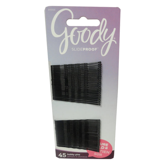Goody Slideproof Bobby Pins, 45 Ct., 1 Pack Each, By Sanford