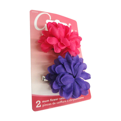 Goody Mum Flower Clips, Assorted Colors, 2 Ct., 1 Card Each, By Sanford