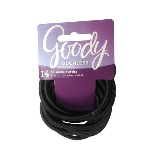 Goody Women's Ouchless XL Black 5MM Elastics, 14 Ct., 1 Pack Each, By Sanford