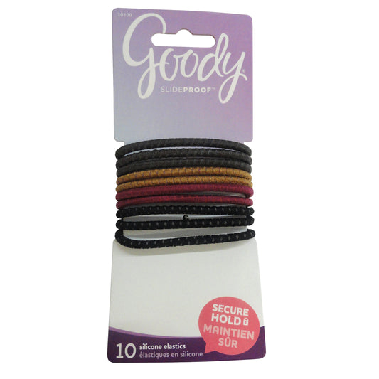 Goody Stayput High Performance Hair Bands, Assorted Colors, 10 Ct., 1 Pack Each, By Sanford