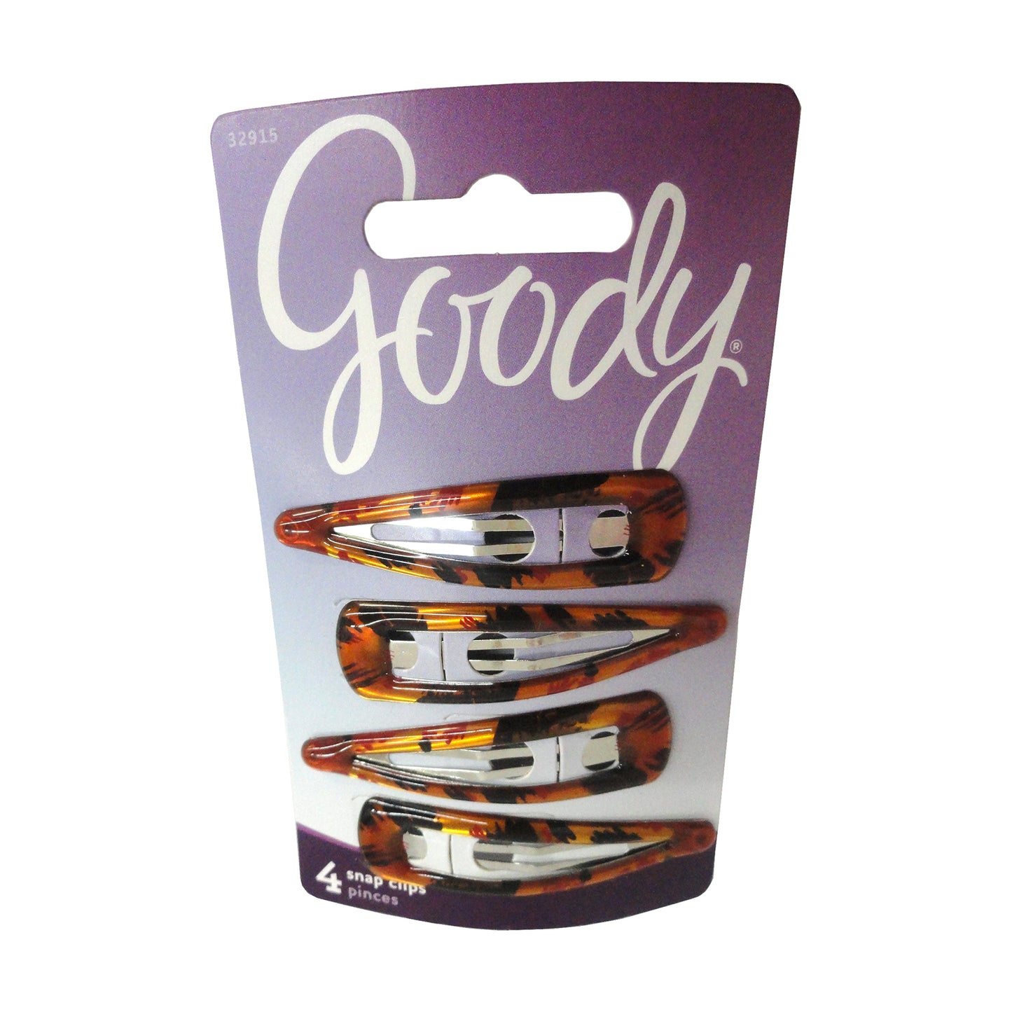 Goody Snap & Go Tortoise Clips, 4 Ct., 1 Pack Each, By Sanford