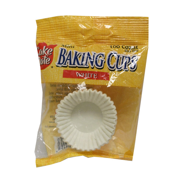 Cake Mate White Mini Baking Cups, 100 Ct., 1 Each, By Signature