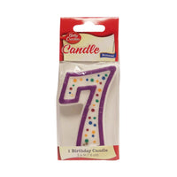 Betty Crocker #7 Birthday Candle, 1 Each, By Signature