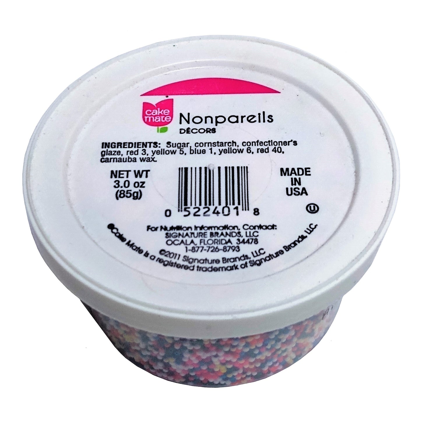 Cake Mate Nonpareils, 3.0 Oz., 1 Each, By Signature